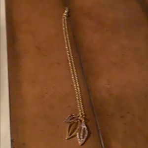 Coach Leaf Necklace